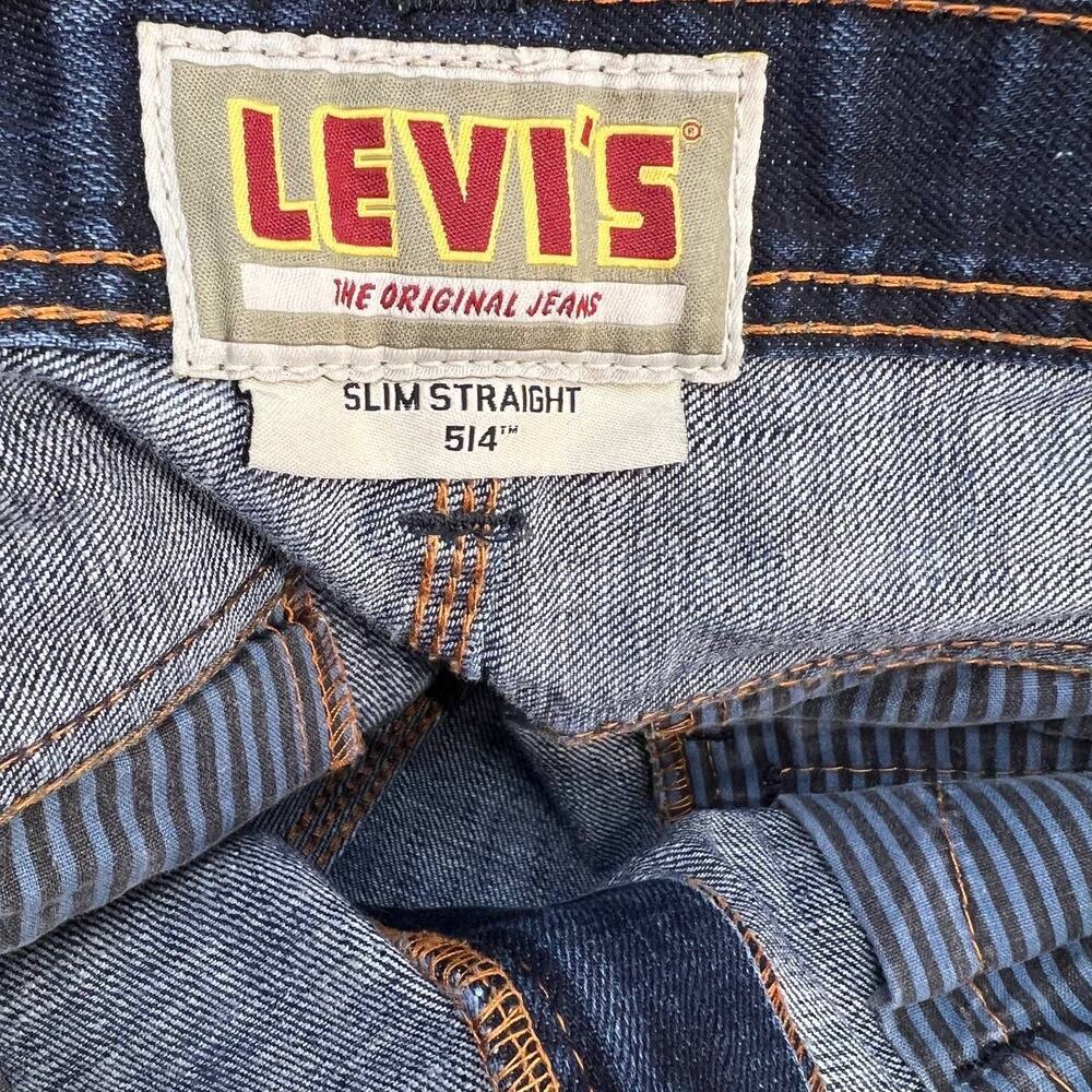 Vintage Levi's 514 Men's Slim Straight Jeans Size W33/L32 Zipper Back Pockets - Picture 10 of 14
